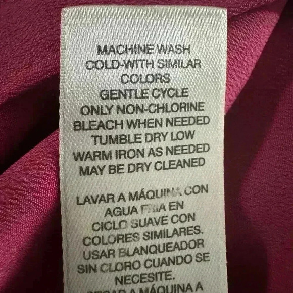 Chicos Women’s 2 US L Cold Shoulder Tunic Hidden Button Long Sleeve Blouse Top - Picture 10 of 11